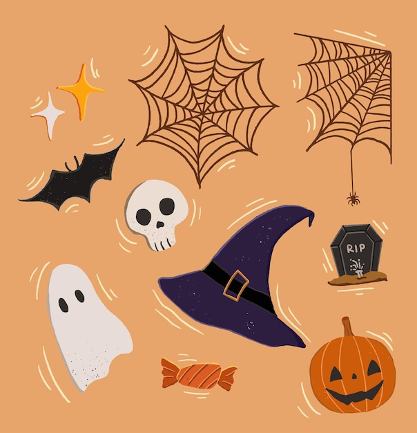 Halloween-Illustrations-Vektor