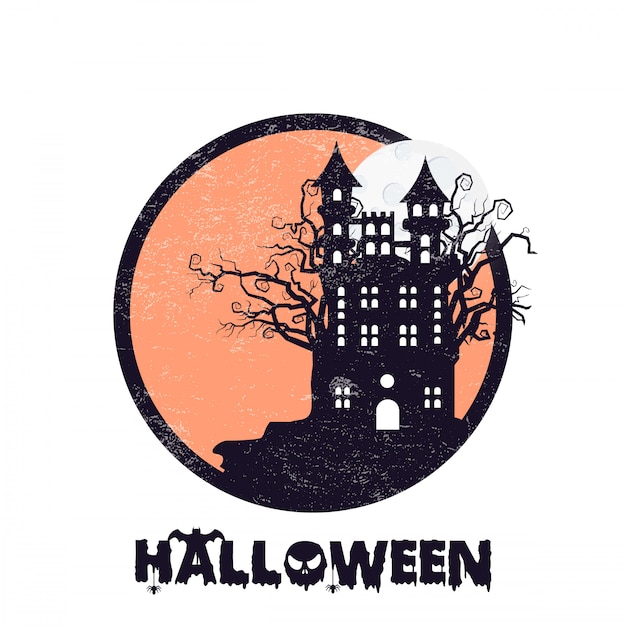 Halloween-kreis-banner