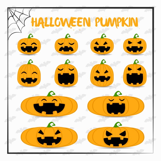 Halloween Kürbis Vektor