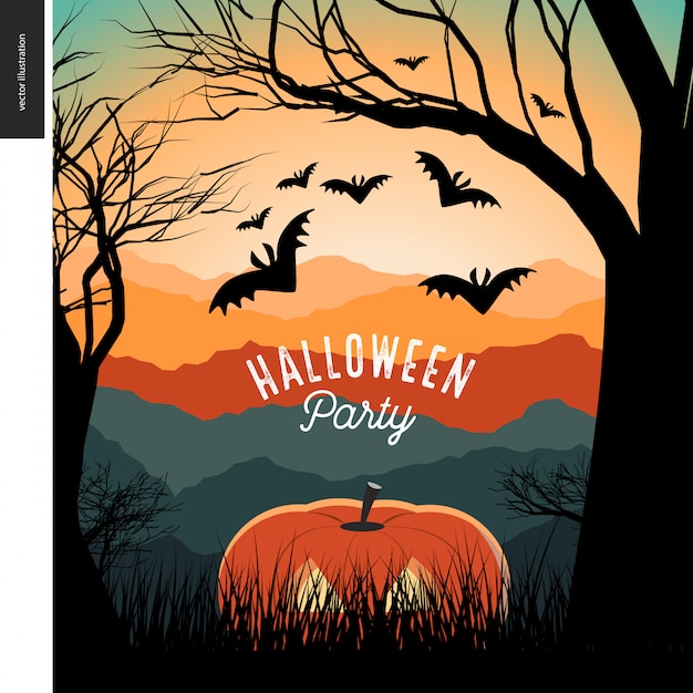 Halloween Landschaft