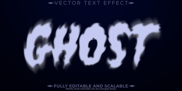 Halloween-Monster-Text-Effekt bearbeitbarer Horror- und beängstigender Text-Stil