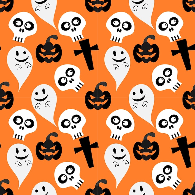 Halloween nahtlose Muster.