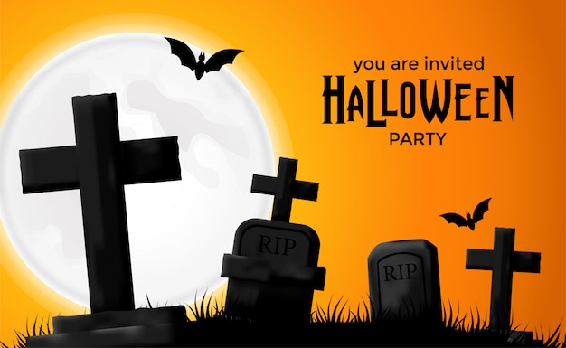 Halloween-Party Einladung