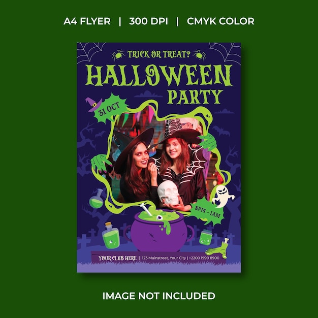 Halloween-party-flyer