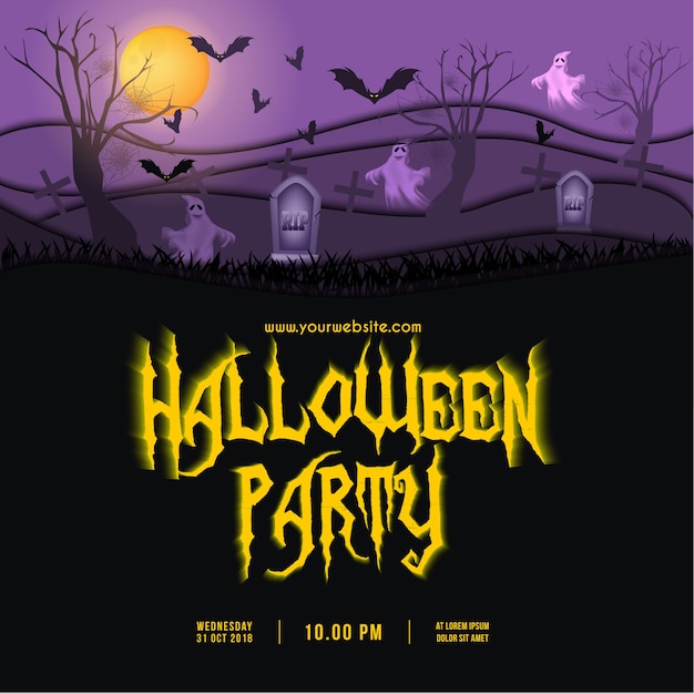 Halloween Party Hintergrund
