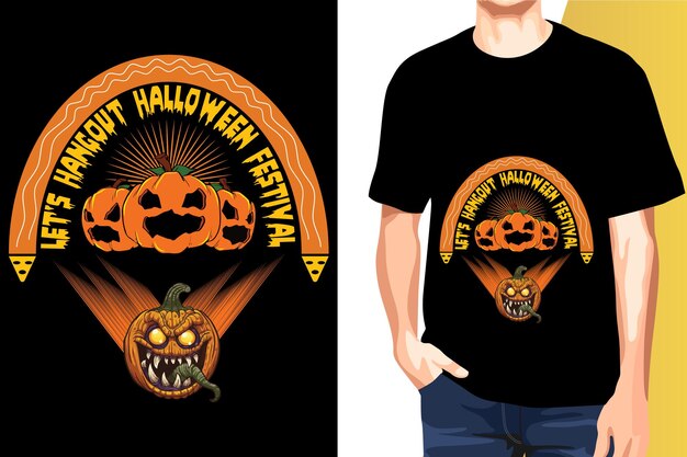 Vektor halloween-t-shirt-design-vektorvorlagen