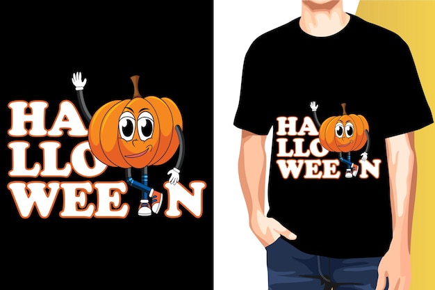 Vektor halloween-t-shirt-design-vektorvorlagen