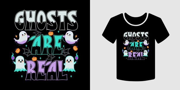 Halloween-T-Shirt-Design-Vorlage Halloween-Typ-T-shirt-Design