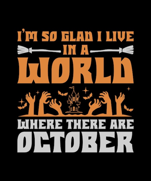 Halloween-T-Shirt-Design-Vorlagenvektor