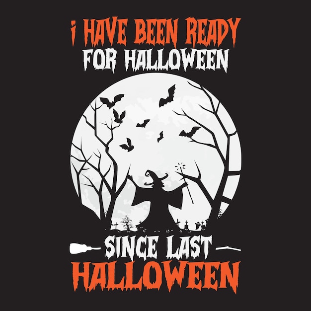 Vektor halloween-t-shirt-design