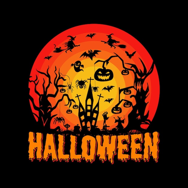 Halloween-t-shirt-design