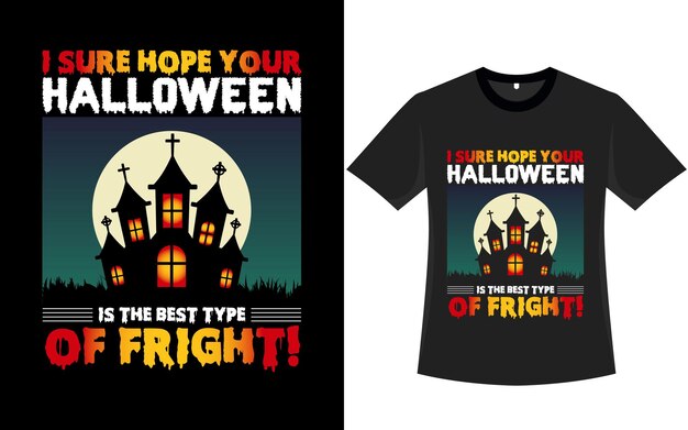 Halloween-t-shirt-designvektor