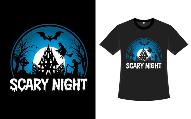 Halloween-T-Shirt-Designvektor