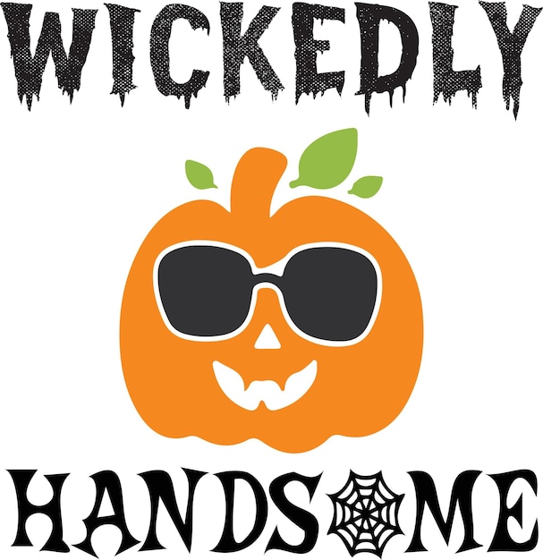 Halloween-typografie-designdruck für t-shirt-banner-poster usw