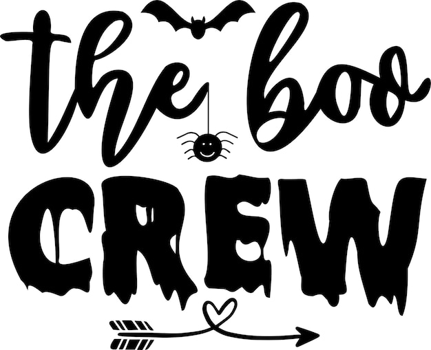 Halloween-typografie-designdruck für t-shirt-tassen-banner-poster usw