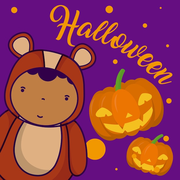 Halloween und kinder cartoons