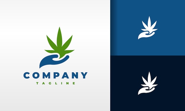 Hand-cannabis-logo