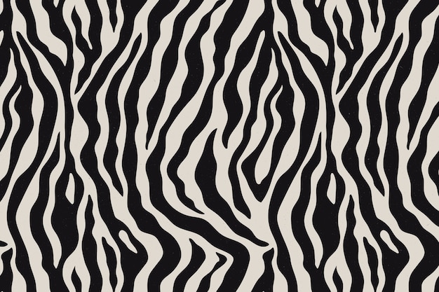 Hand gezeichneter Zebradruckmusterhintergrund