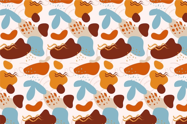 Hand gezeichnetes abstraktes Gekritzelmusterdesign
