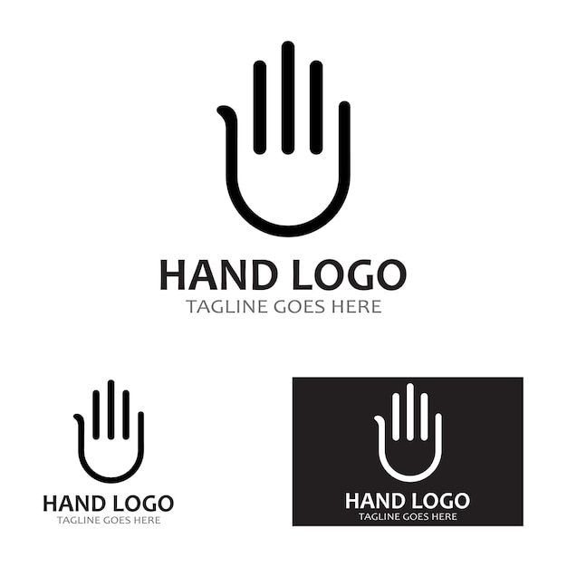 Hand-logo-symbol-vektor-design-vorlage-illustration