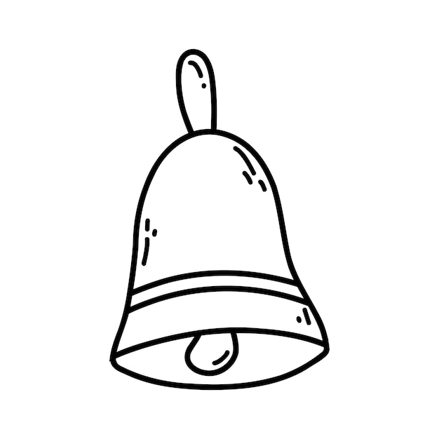 Handgezeichnete Doodle-Glocke