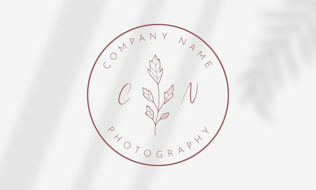 Handgezeichnete florale botanische Logo-Bundle-Illustrationssammlung für Beauty Natural Organic Premium