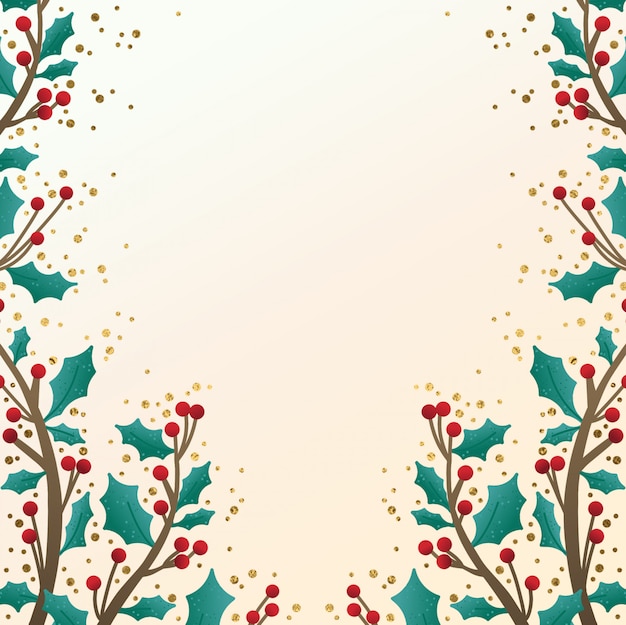 Handgezeichnete Weihnachten Hintergrund