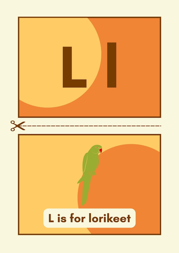 Vektor handgezeichnete zahl kawaii malbuchillustration alphabet tier und früchte mit wort für kinder