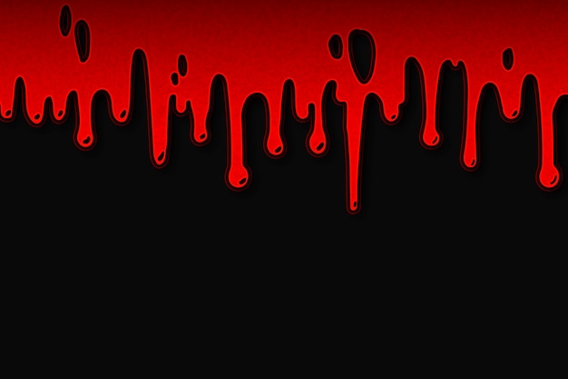 Handgezeichneter bluttropfender Hintergrund