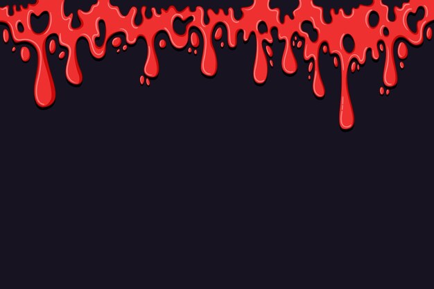 Handgezeichneter bluttropfender Hintergrund