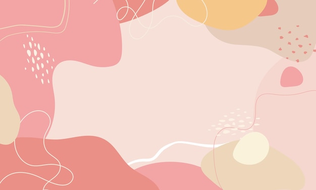 Handgezeichneter minimaler Hintergrund, handgezeichneter abstrakter Hintergrund