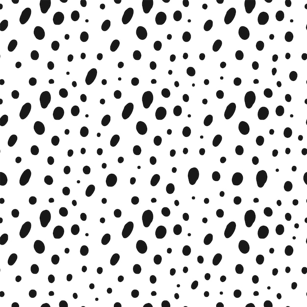Handgezeichneter Polka-Punkt-Textur