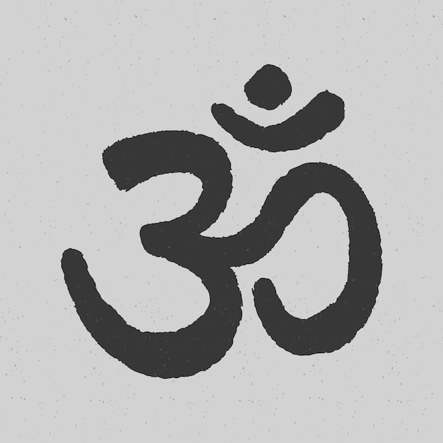 Handgezeichnetes flaches Design OM-Symbol