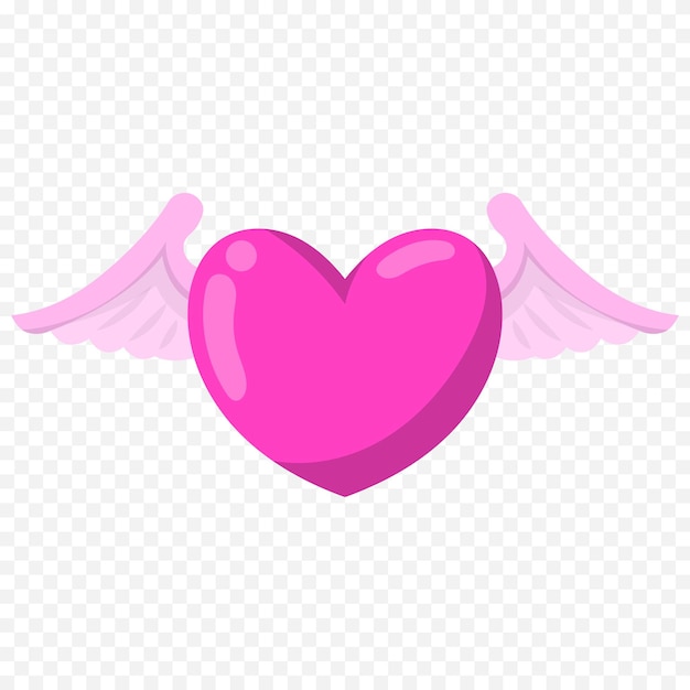Handgezeichnetes Herz auf weißem Hintergrund Valentinstag Vektorelemente Herzformen Liebe