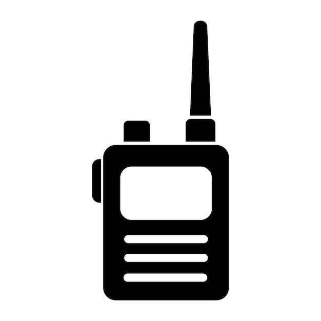 Handliche Talkies-Symbol-Logo-Vektor-Design-Vorlage