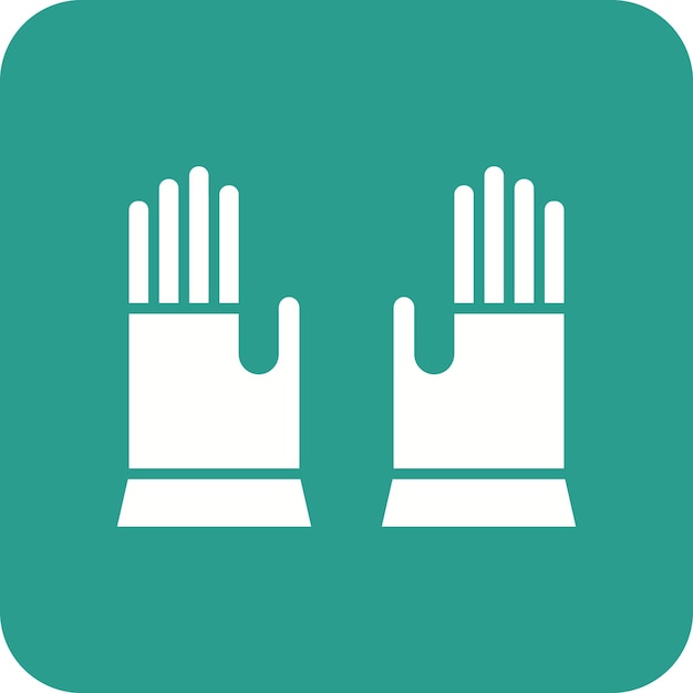 Handschuh-icon-vektorbild kann für die landwirtschaft verwendet werden