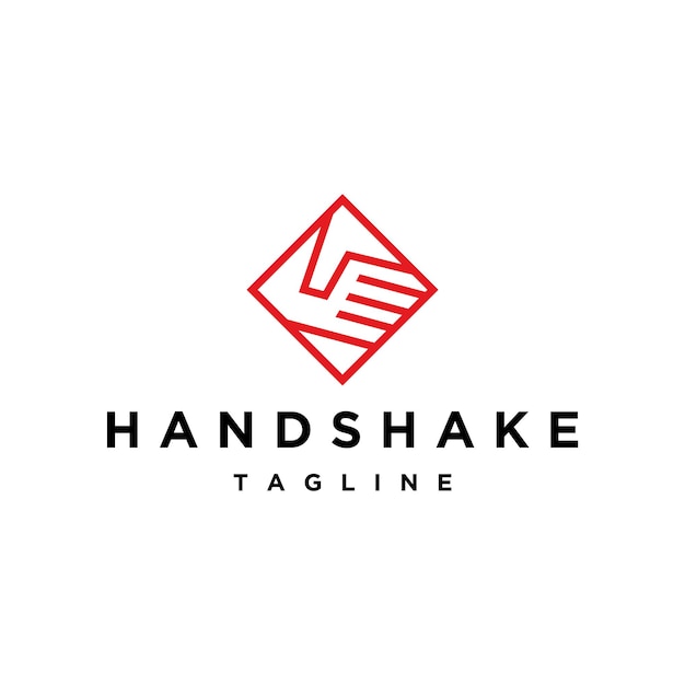 Handshake-Logo-Icon-Design-Vorlage