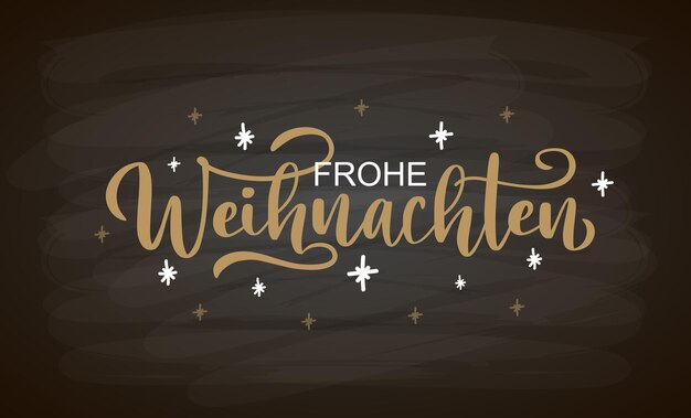 Handskizzierte frohe weihnachten karte abzeichen symbol typografie beschriftung frohe weihnachten für weihnachten