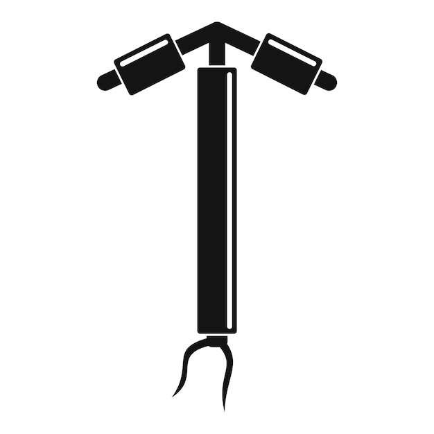 Handwerkzeug-symbol für verhütung einfache illustration von verhütungs-handwerkzeug-vektorsymbol für webdesign, isoliert auf weißem hintergrund