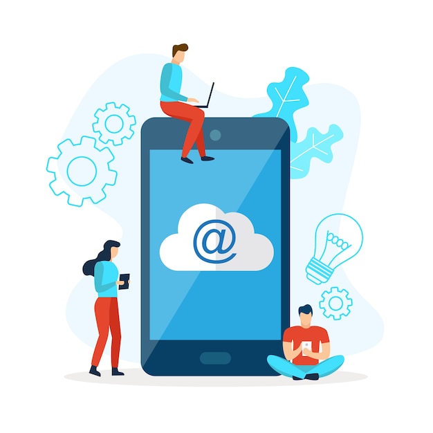 Handy-Mails mit Cloud