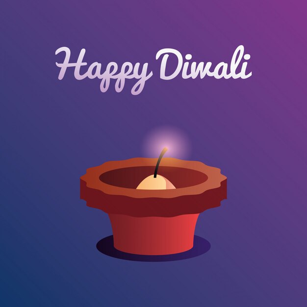 Happy diwali feier