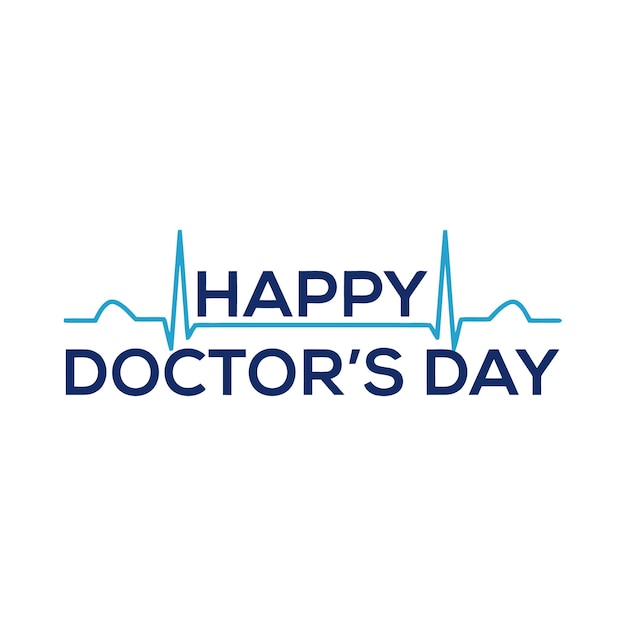 Happy Doctors Day, attraktives Vektordesign