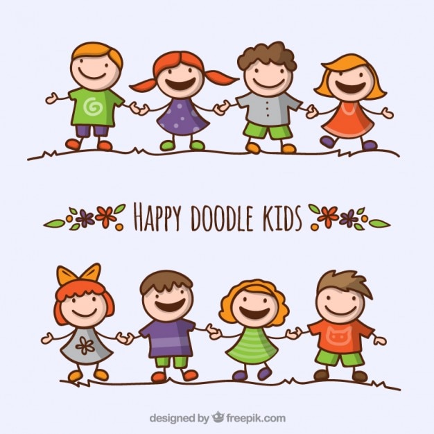 Happy doodle kids packen