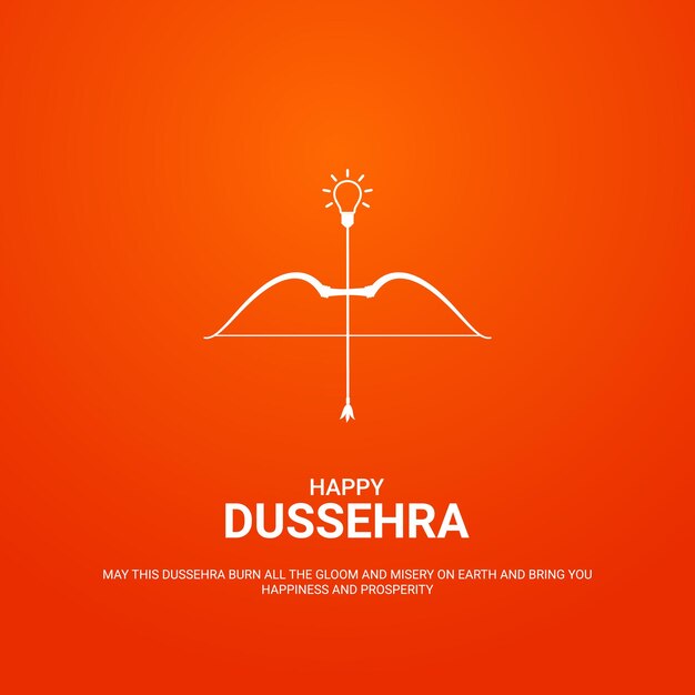 Happy dussehra festival 3d-illustration kostenloser vektor