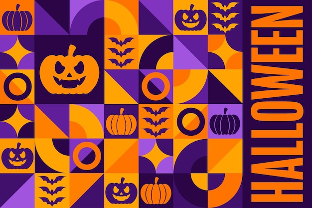 Happy halloween holiday-konzept vorlage für hintergrund-banner-kartenposter mit textinschrift vektor-eps10-illustration