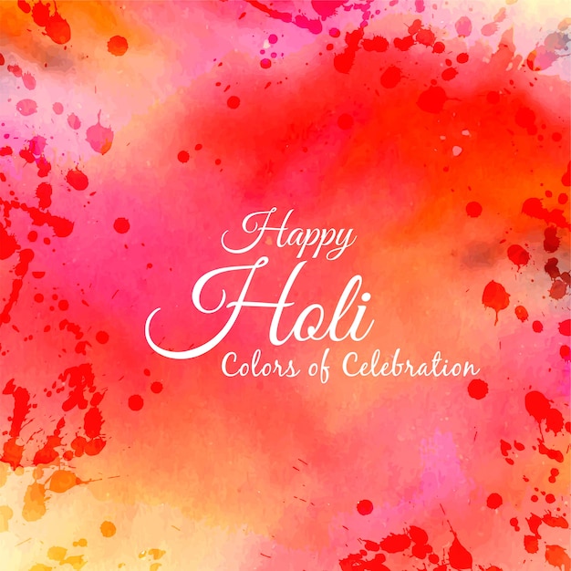 Happy holi festlichen hintergrund