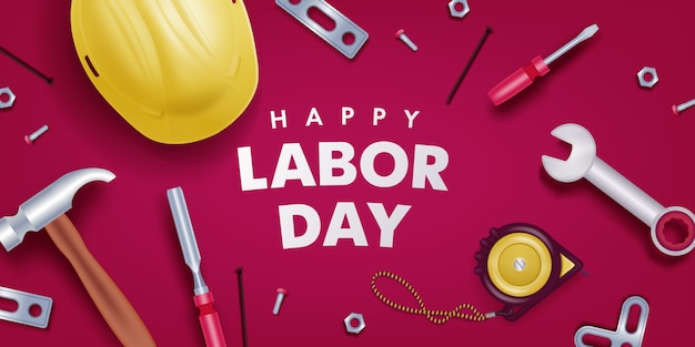 Happy Labor Day Banner