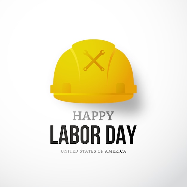 Happy labor day banner.