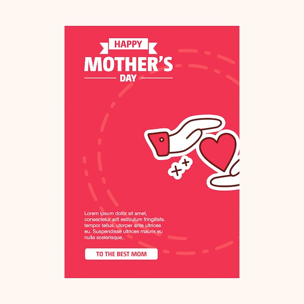 Happy Mother&#39;s Day Feier Hintergrund