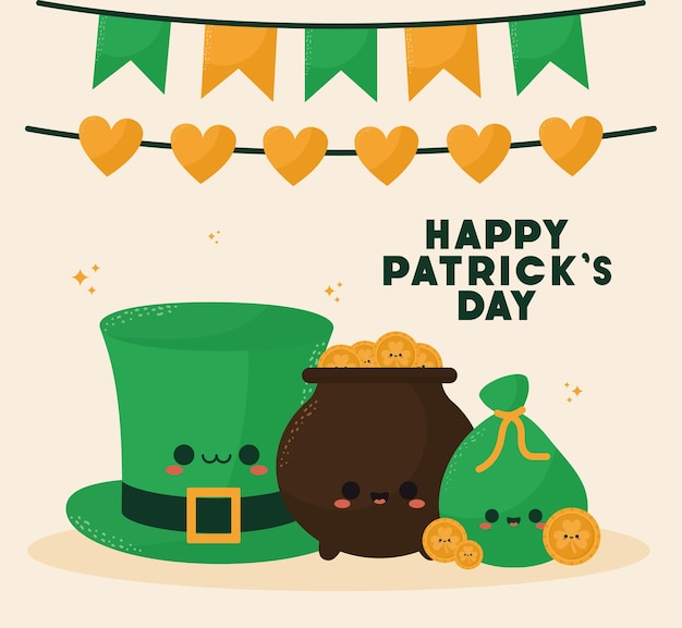 Happy patricks day-design